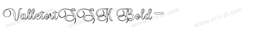 ValletortSSK Bold字体转换